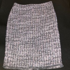 Ann Taylor tweed skirt 00p